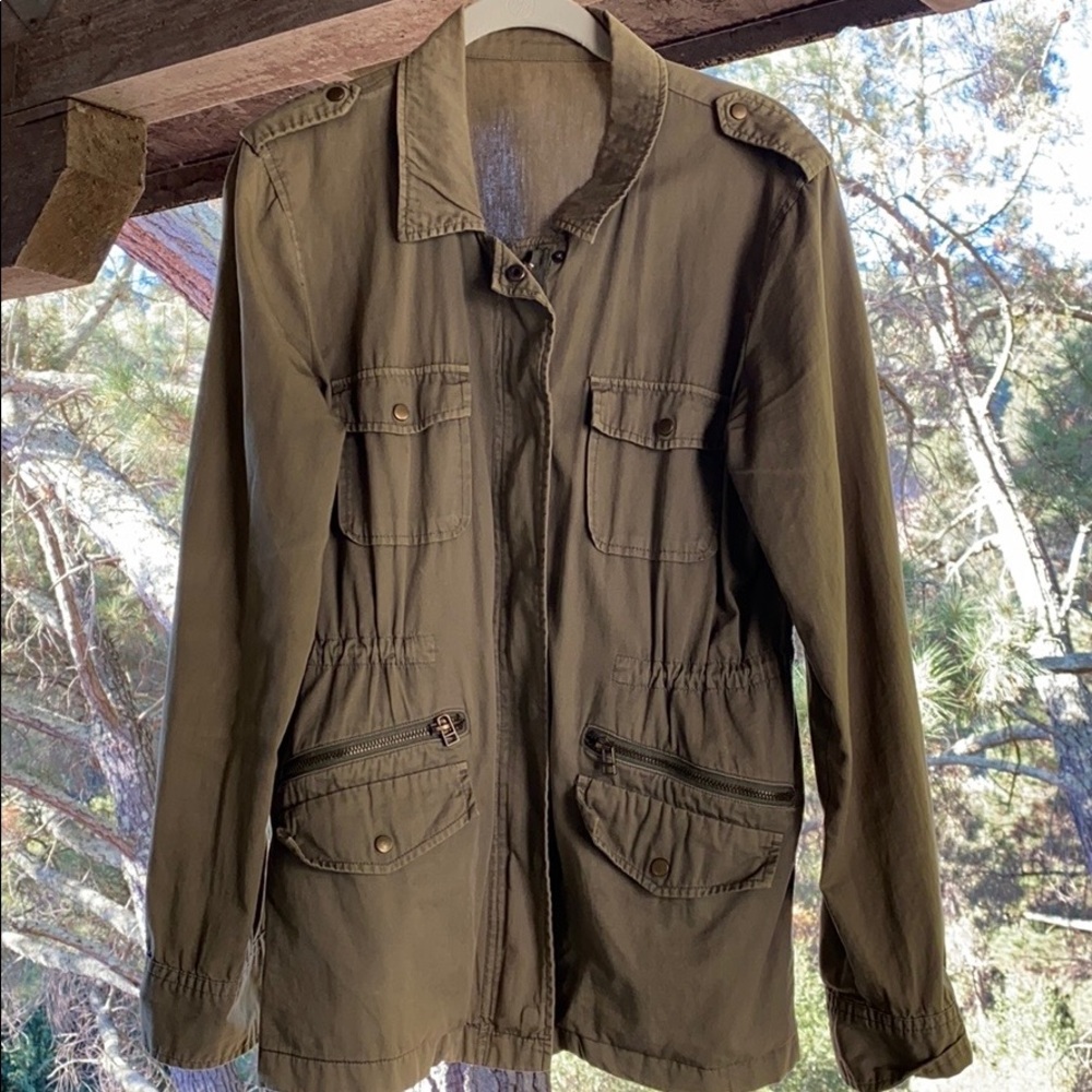 Velvet Ruby army jacket Sz L